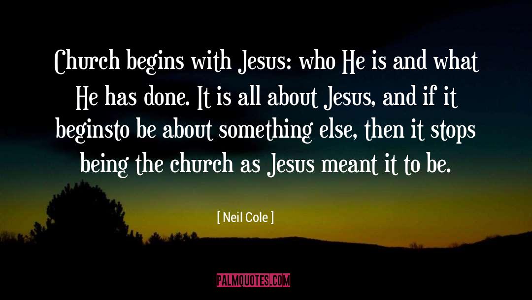 Attending Church quotes by Neil Cole