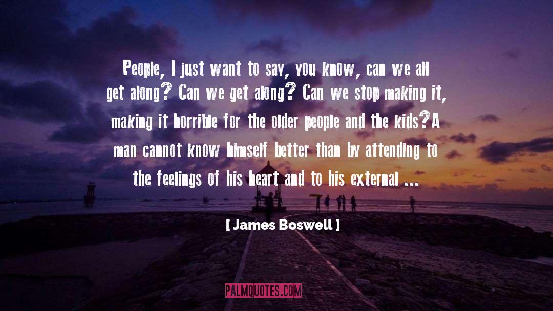 Attending quotes by James Boswell