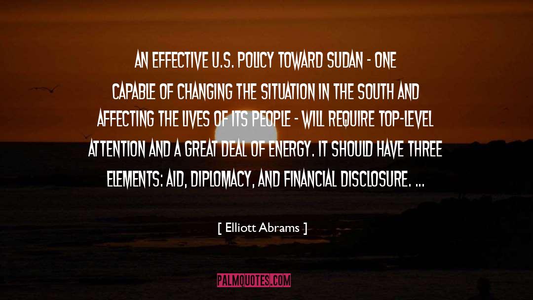 Attention Economy quotes by Elliott Abrams