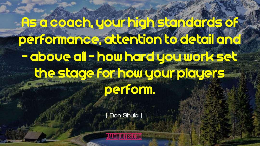 Attention To Detail quotes by Don Shula