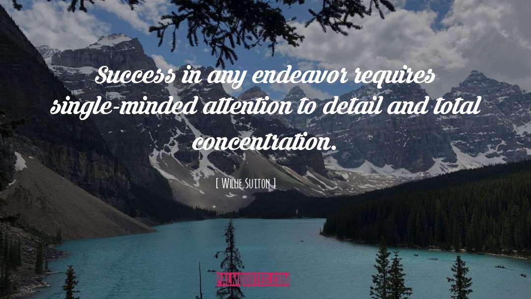 Attention To Detail quotes by Willie Sutton