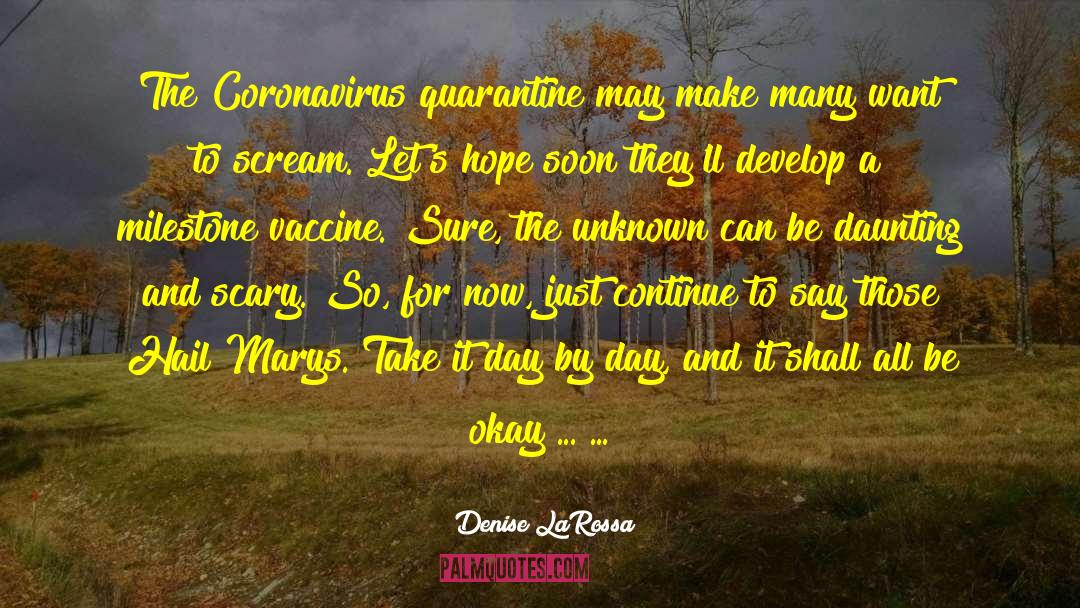 Attestations Coronavirus quotes by Denise LaRossa