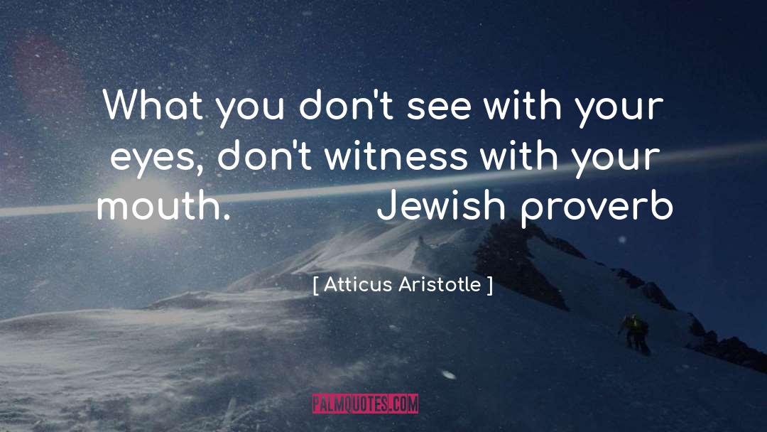 Atticus Rosenbloom quotes by Atticus Aristotle