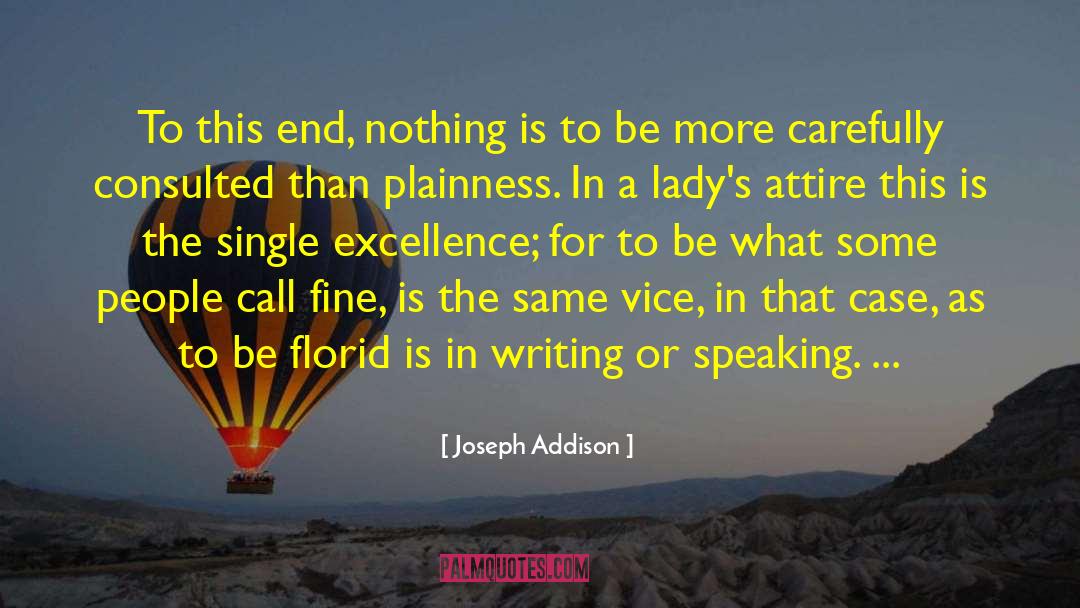 Attire quotes by Joseph Addison