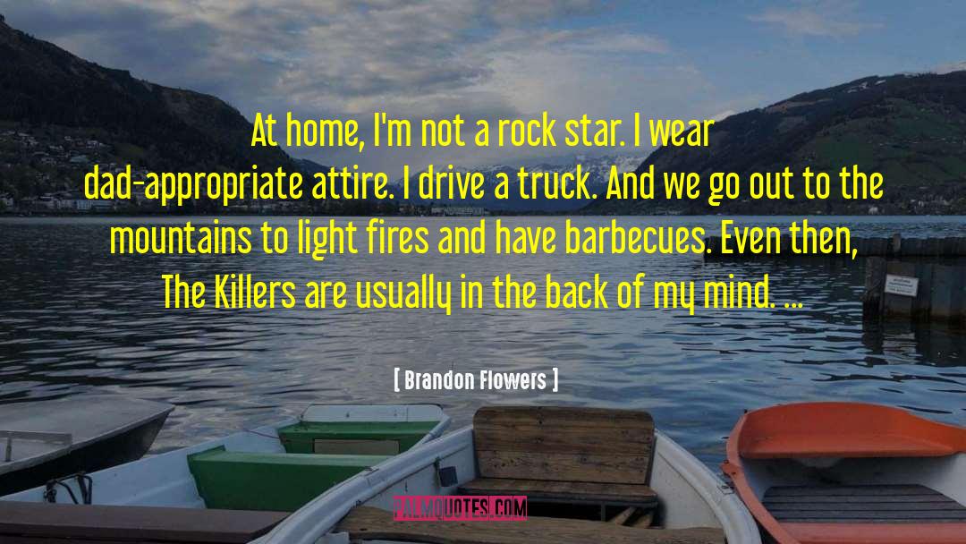 Attire quotes by Brandon Flowers