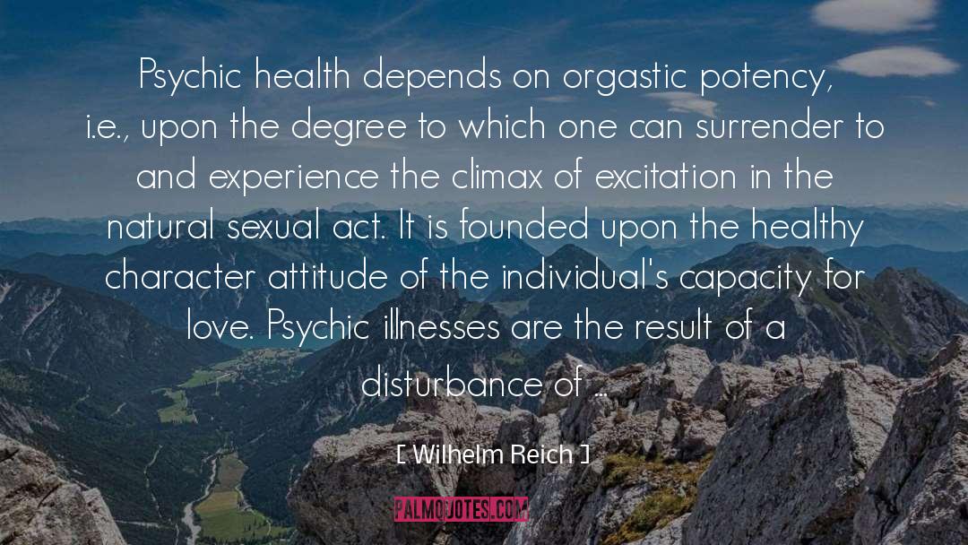 Attitude And Aptitude quotes by Wilhelm Reich