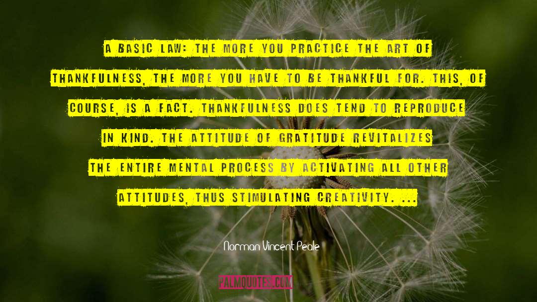 Attitude Of Gratitude quotes by Norman Vincent Peale