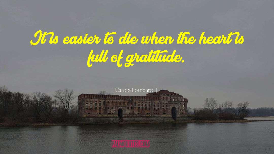 Attitude Of Gratitude quotes by Carole Lombard