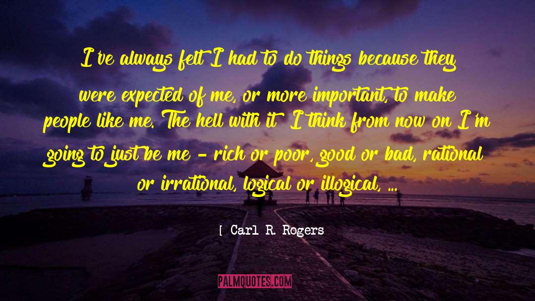 Attitude Of Me quotes by Carl R. Rogers