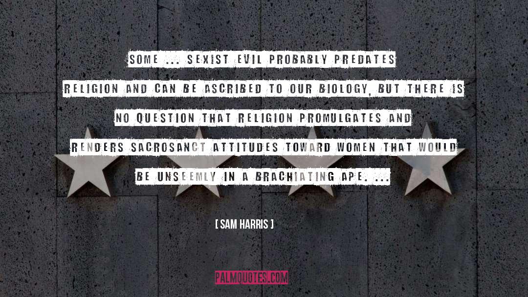 Attitude Toward Lifeude quotes by Sam Harris