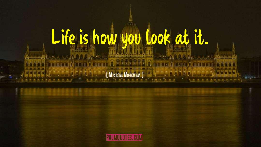 Attitude Towards Life quotes by Mokokoma Mokhonoana