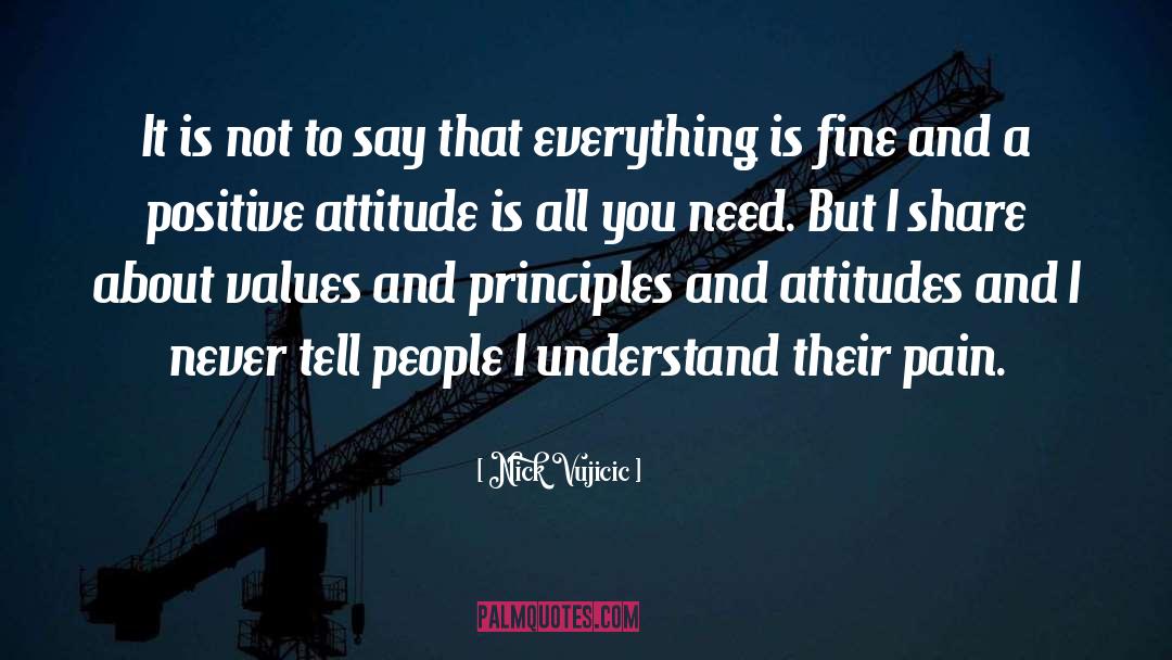 Attitudes quotes by Nick Vujicic
