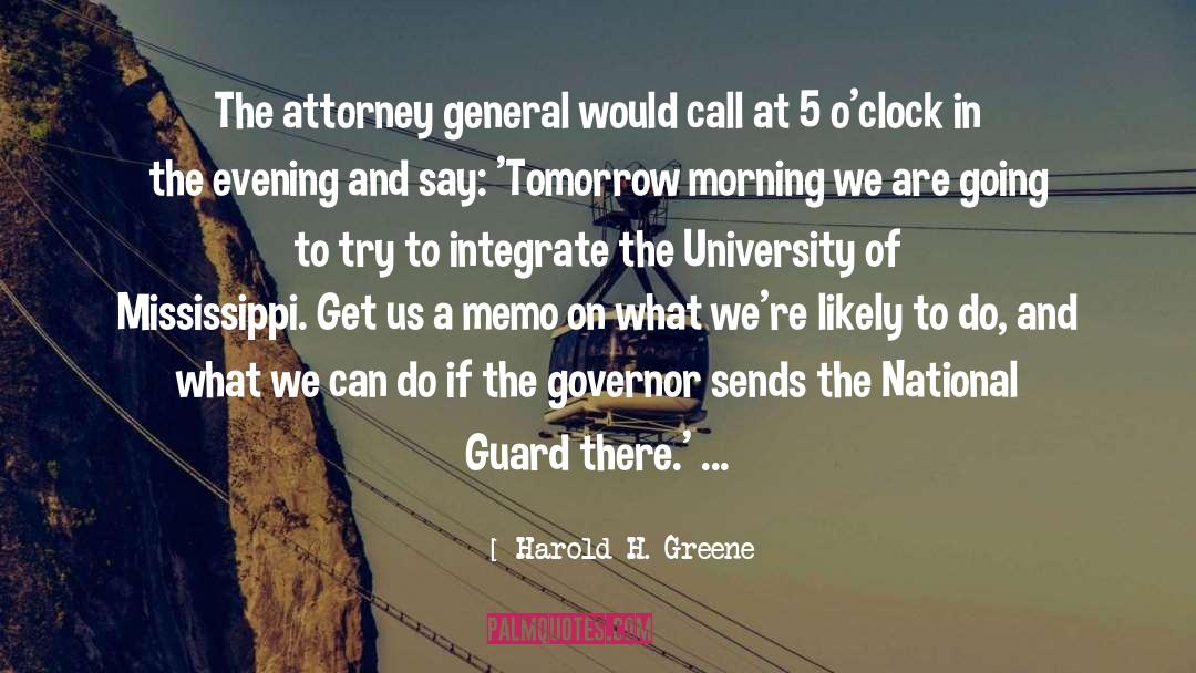 Attorney quotes by Harold H. Greene