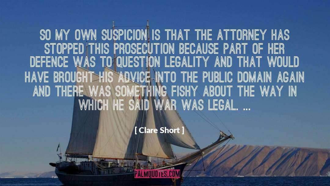 Attorney quotes by Clare Short