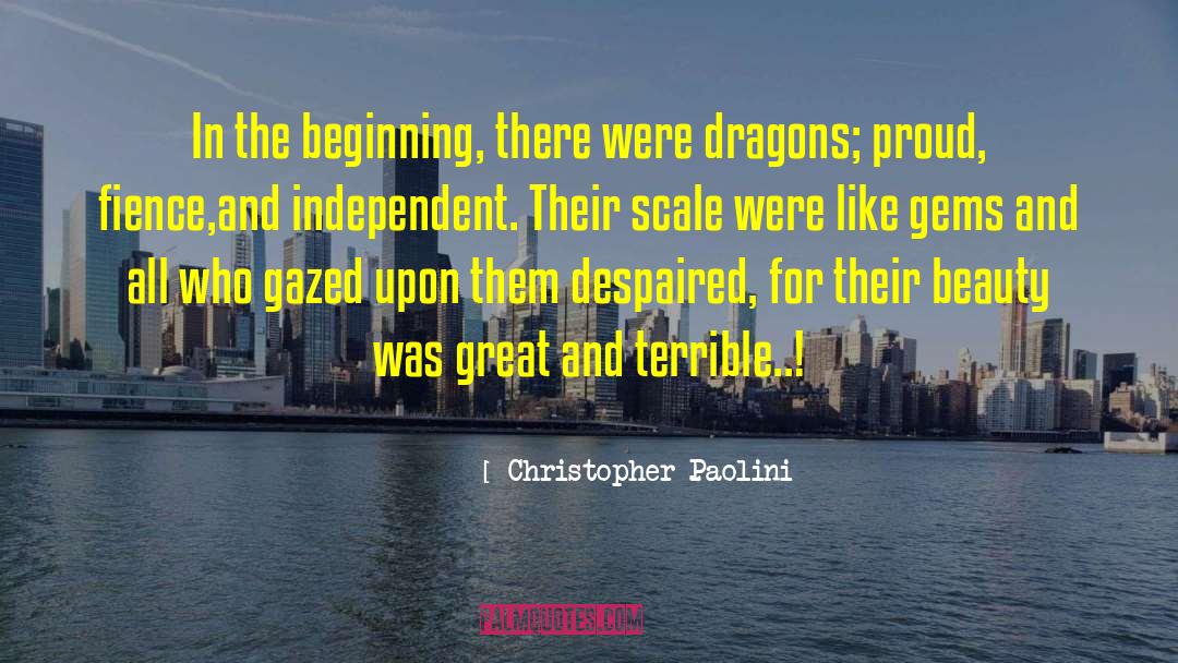 Attract Beauty quotes by Christopher Paolini