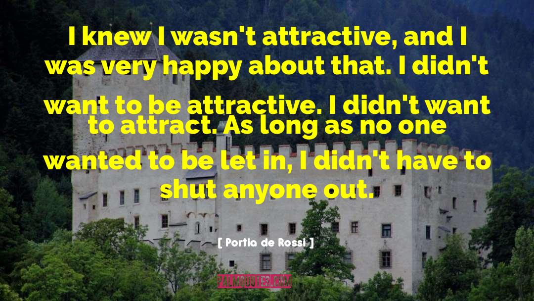 Attract More quotes by Portia De Rossi