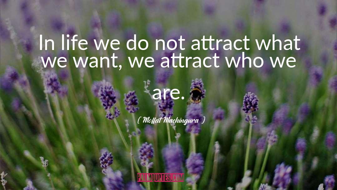 Attract Others quotes by Moffat Machingura