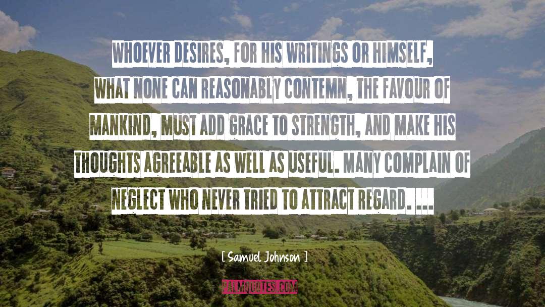 Attract quotes by Samuel Johnson