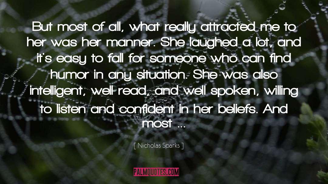 Attracted quotes by Nicholas Sparks