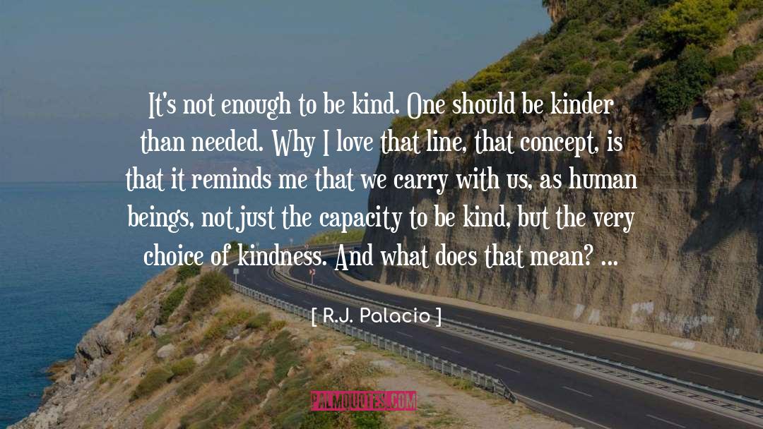 Attraction And Love quotes by R.J. Palacio