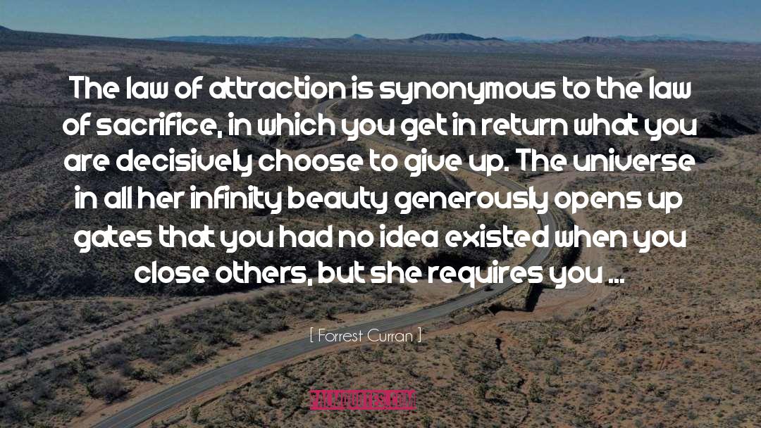 Attraction And Repulsion quotes by Forrest Curran