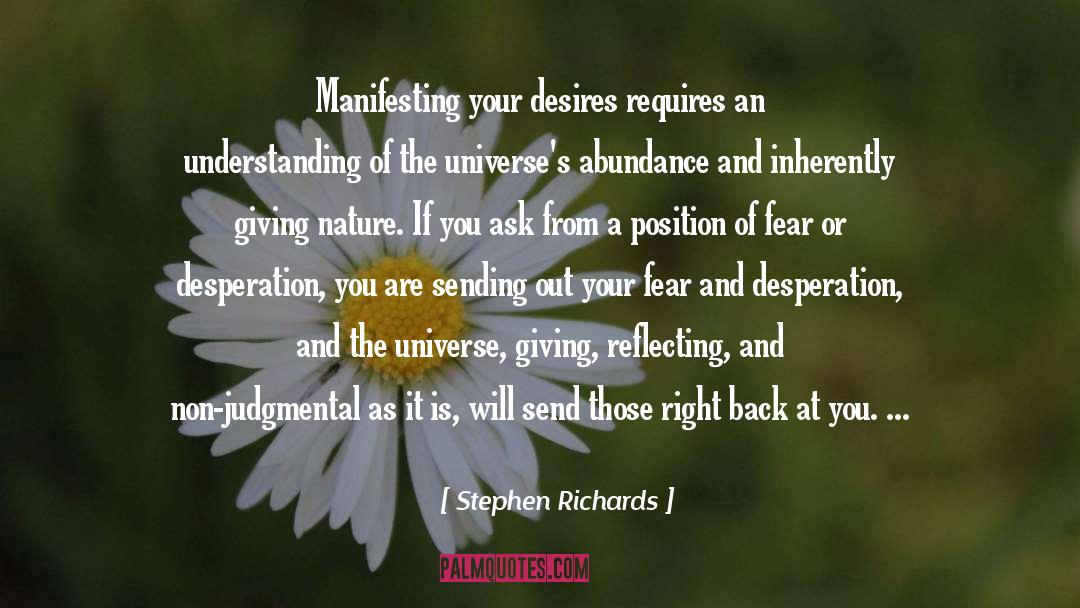 Attraction quotes by Stephen Richards