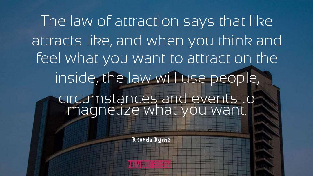 Attraction quotes by Rhonda Byrne