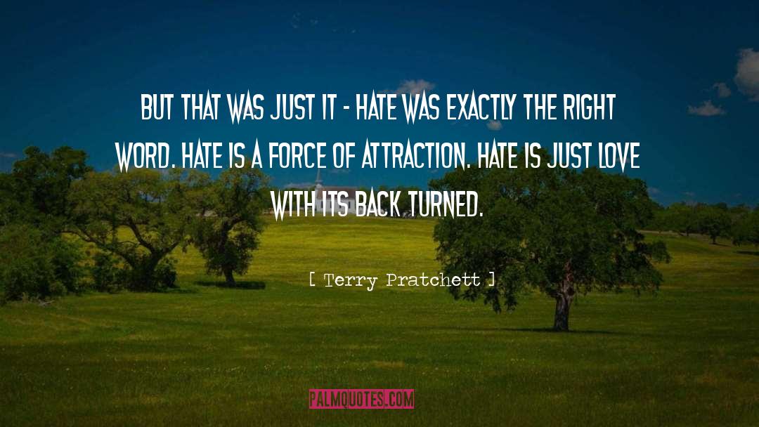 Attraction quotes by Terry Pratchett