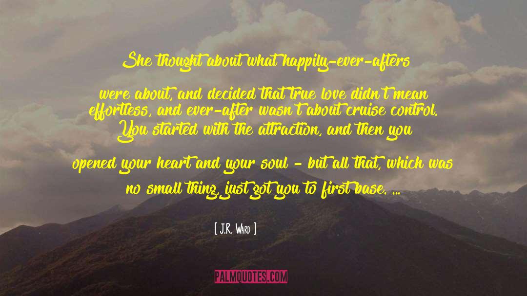 Attraction The Selection quotes by J.R. Ward