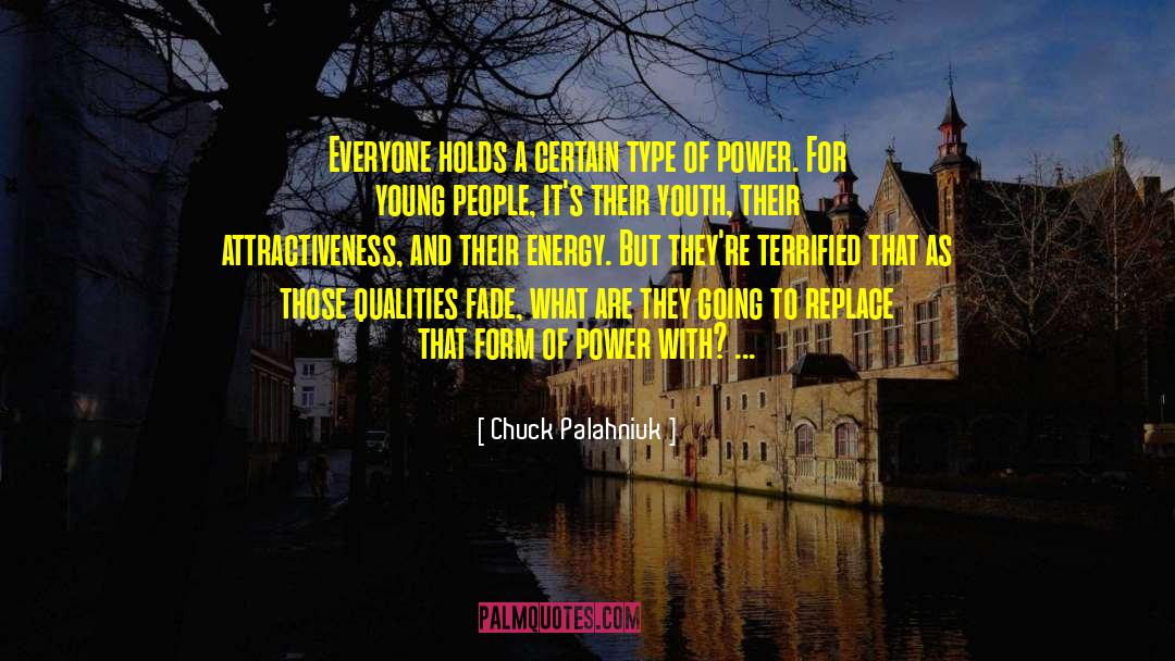 Attractiveness quotes by Chuck Palahniuk