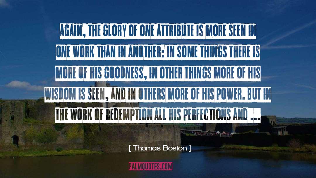 Attribute quotes by Thomas Boston