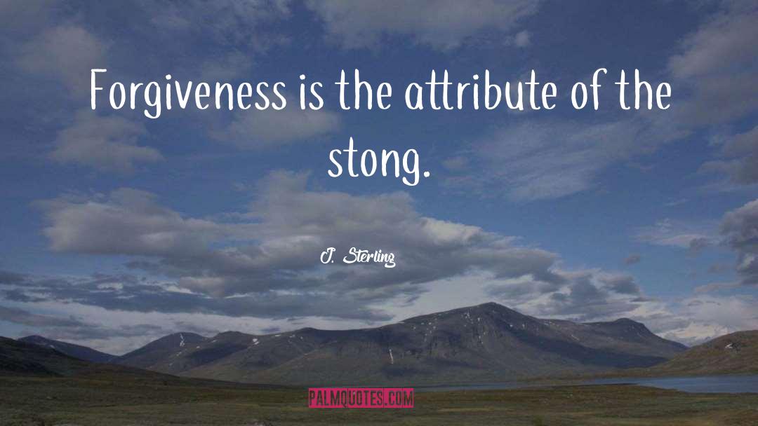 Attribute quotes by J. Sterling