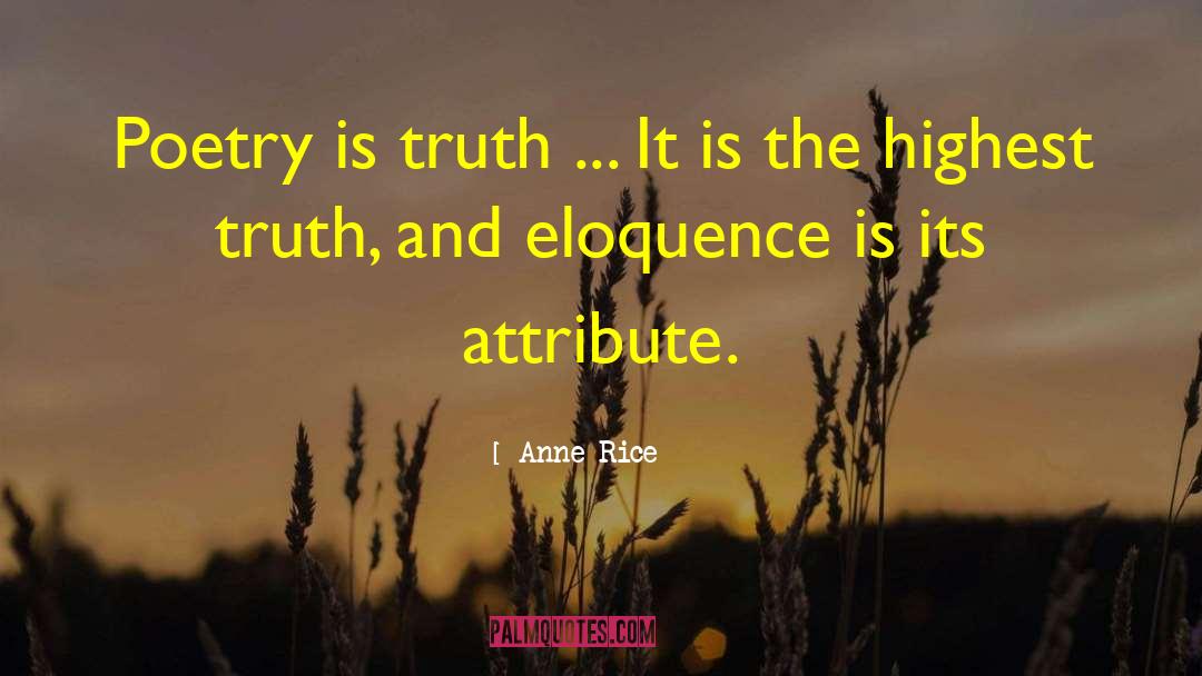 Attribute quotes by Anne Rice