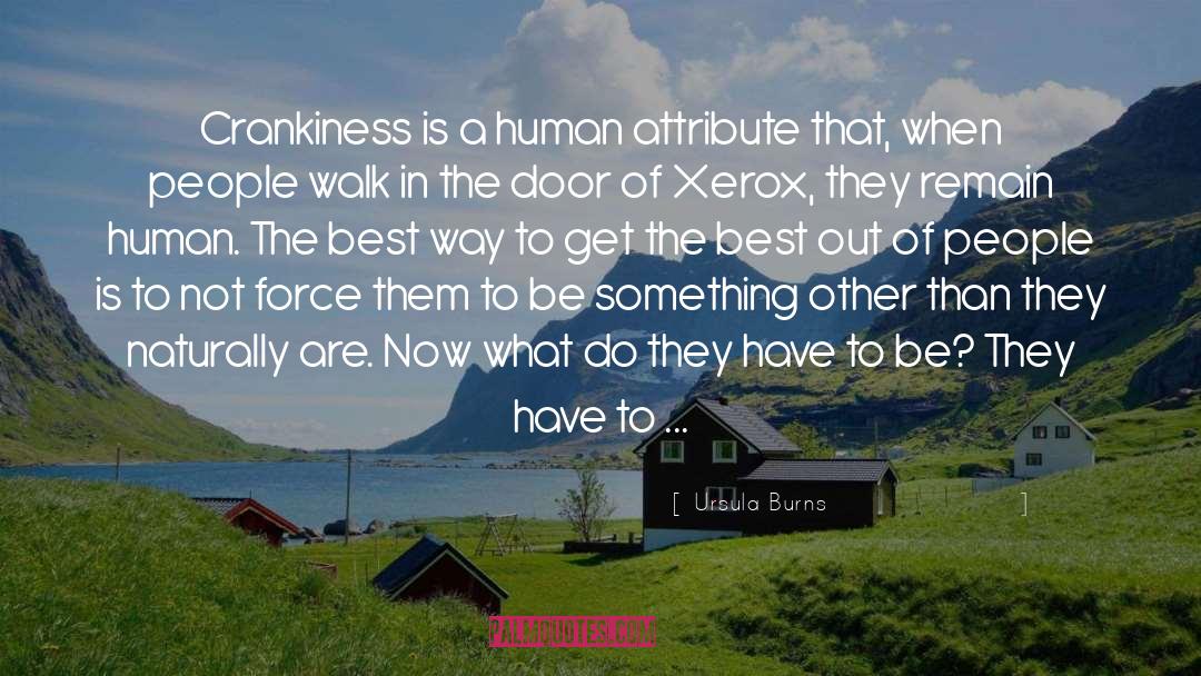 Attributes quotes by Ursula Burns