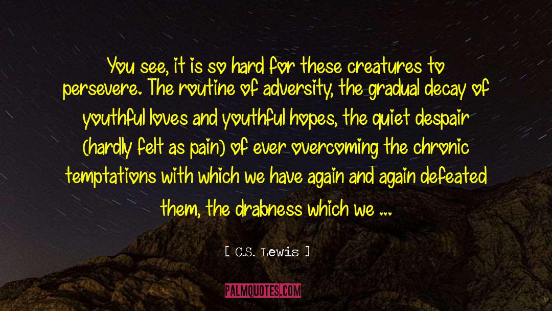 Attrition quotes by C.S. Lewis