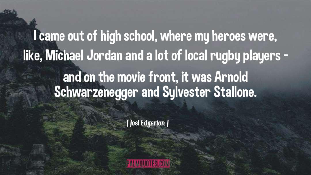 Aubenas Rugby quotes by Joel Edgerton