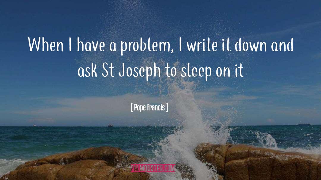 Auberges St Joseph quotes by Pope Francis