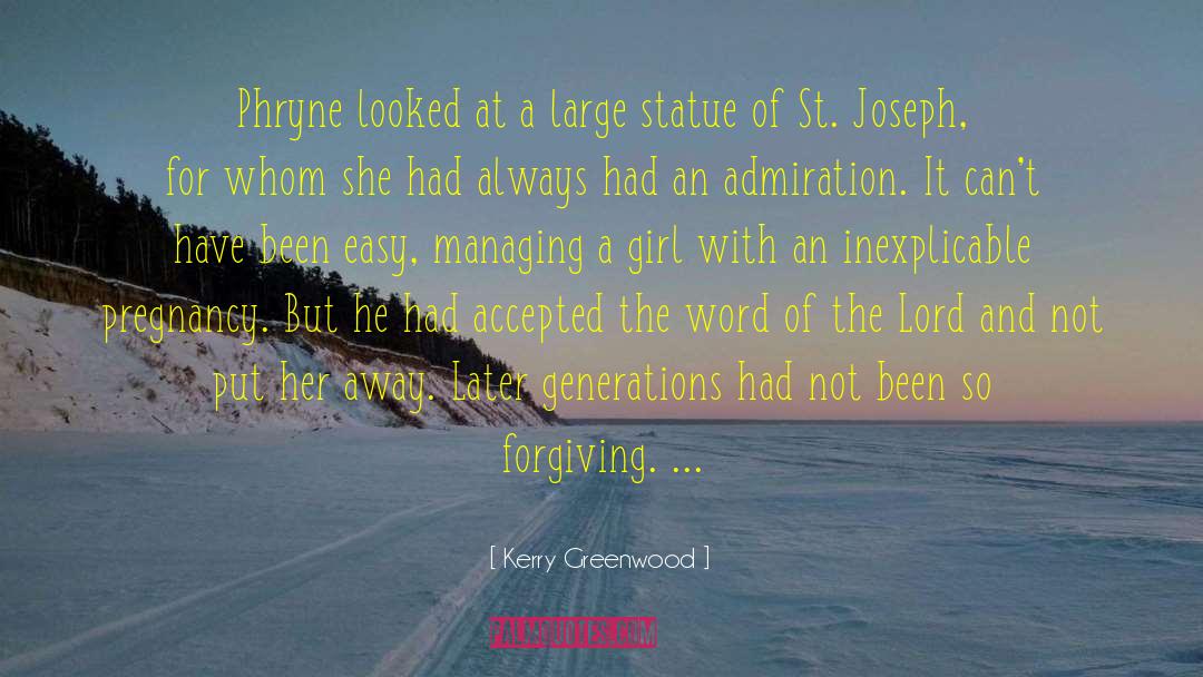 Auberges St Joseph quotes by Kerry Greenwood