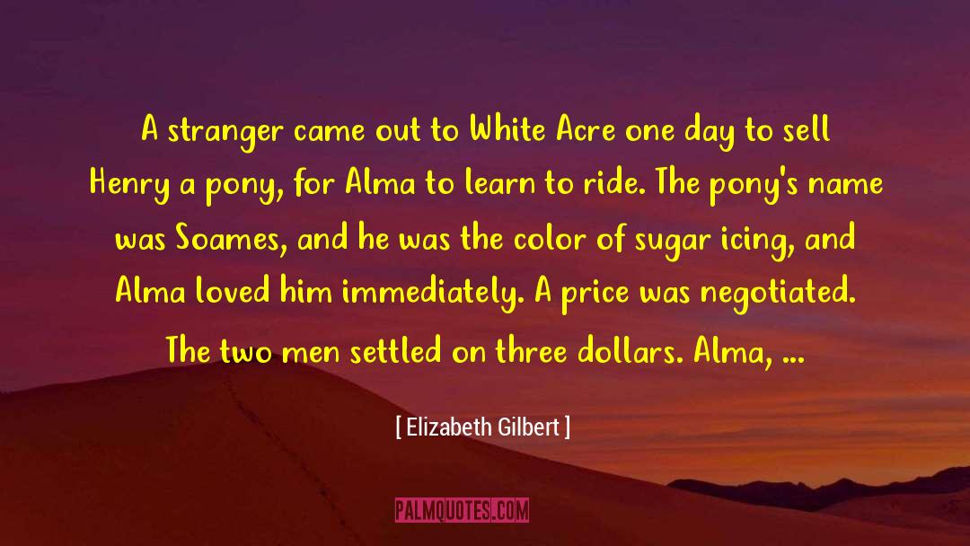 Auction quotes by Elizabeth Gilbert