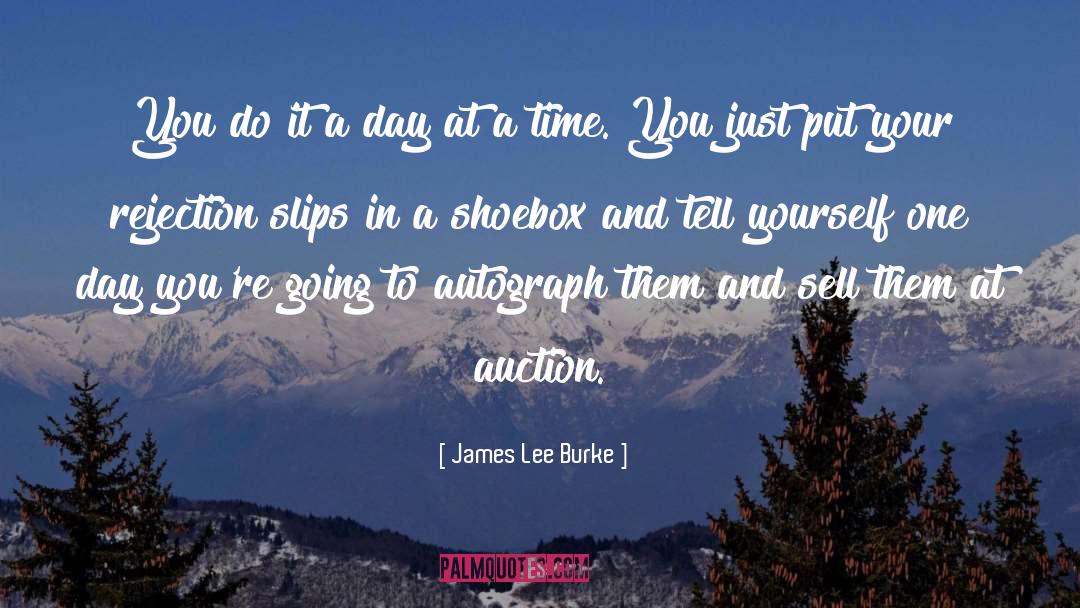 Auction quotes by James Lee Burke