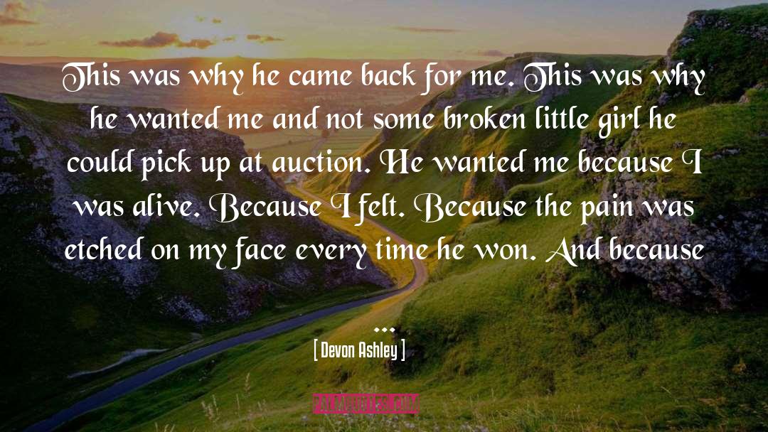 Auction quotes by Devon Ashley