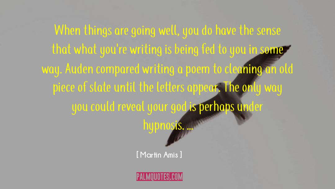 Auden quotes by Martin Amis