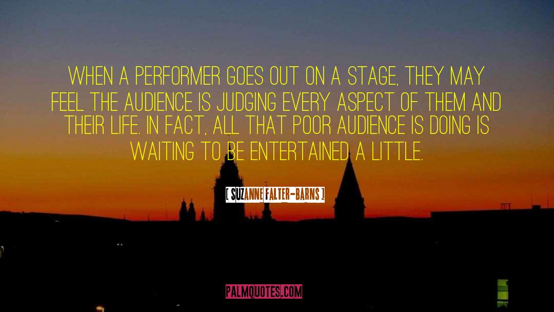 Audience Building quotes by Suzanne Falter-Barns