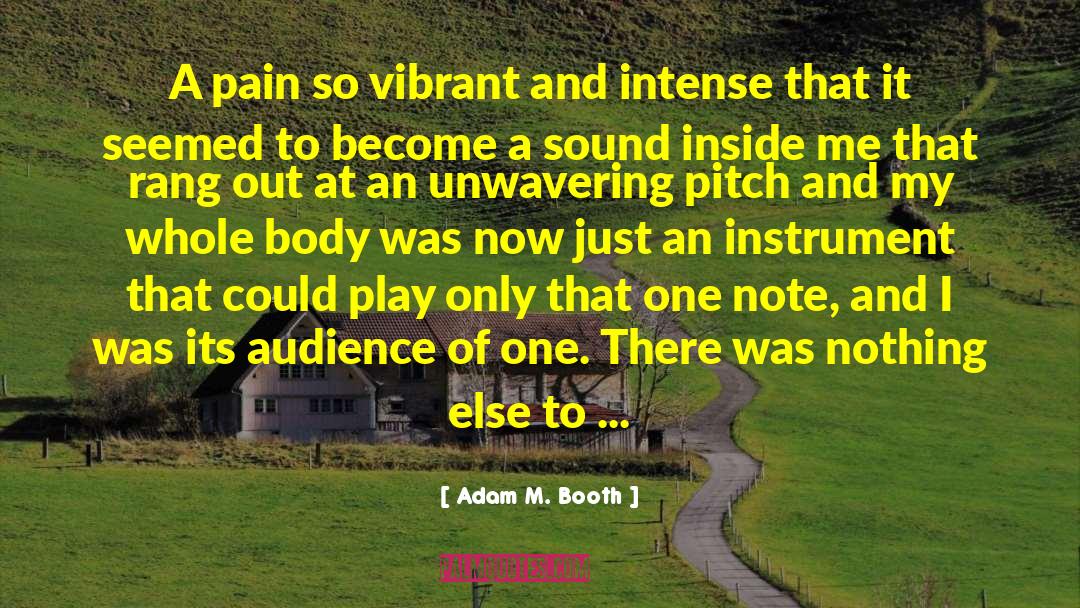 Audience Of One quotes by Adam M. Booth