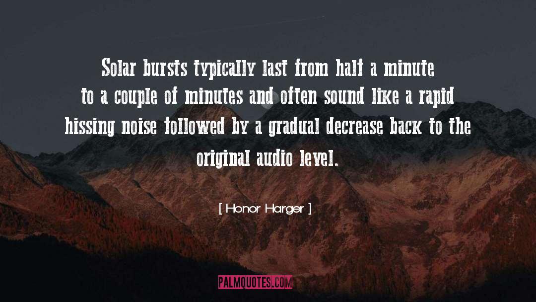 Audio quotes by Honor Harger