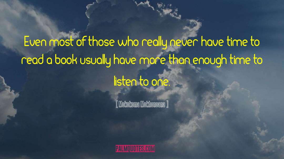 Audiobook quotes by Mokokoma Mokhonoana