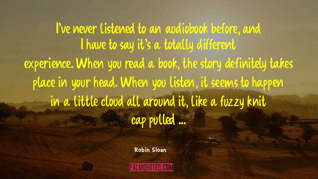 Audiobook quotes by Robin Sloan