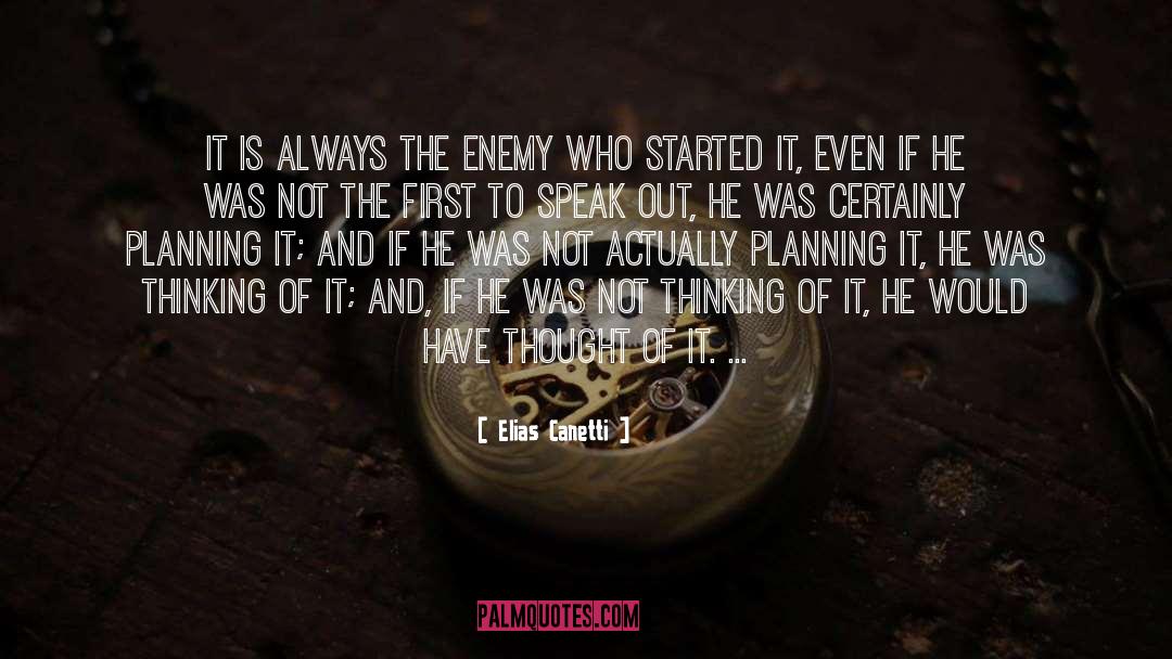 Audit Planning quotes by Elias Canetti