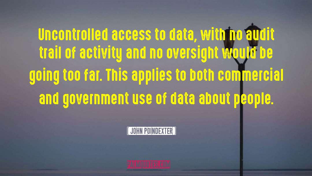 Audit quotes by John Poindexter