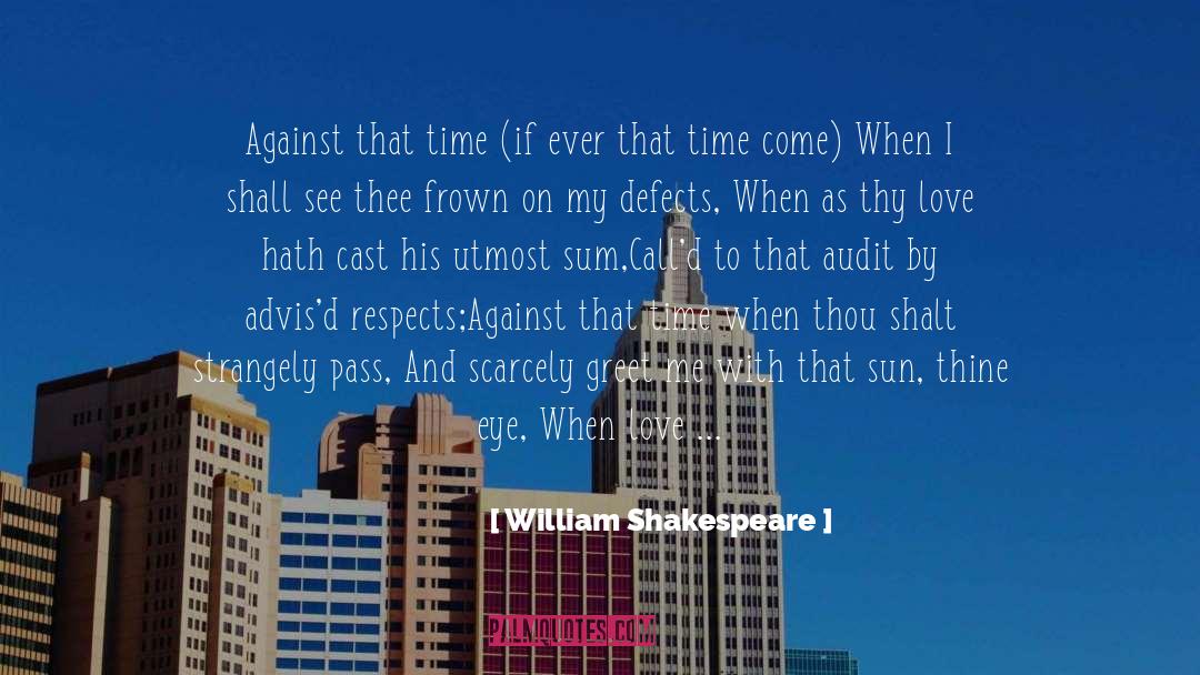 Audit quotes by William Shakespeare